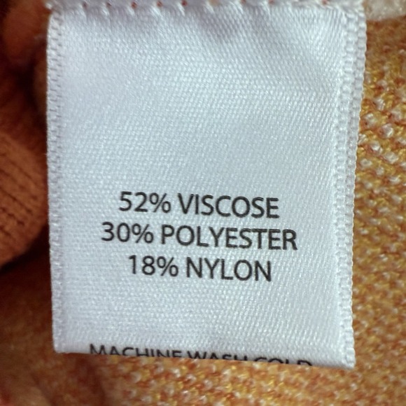 Altar'd State Women's Size Small Orange Floral Sleeveless Sweatshirt Vest Retro - Picture 4 of 4